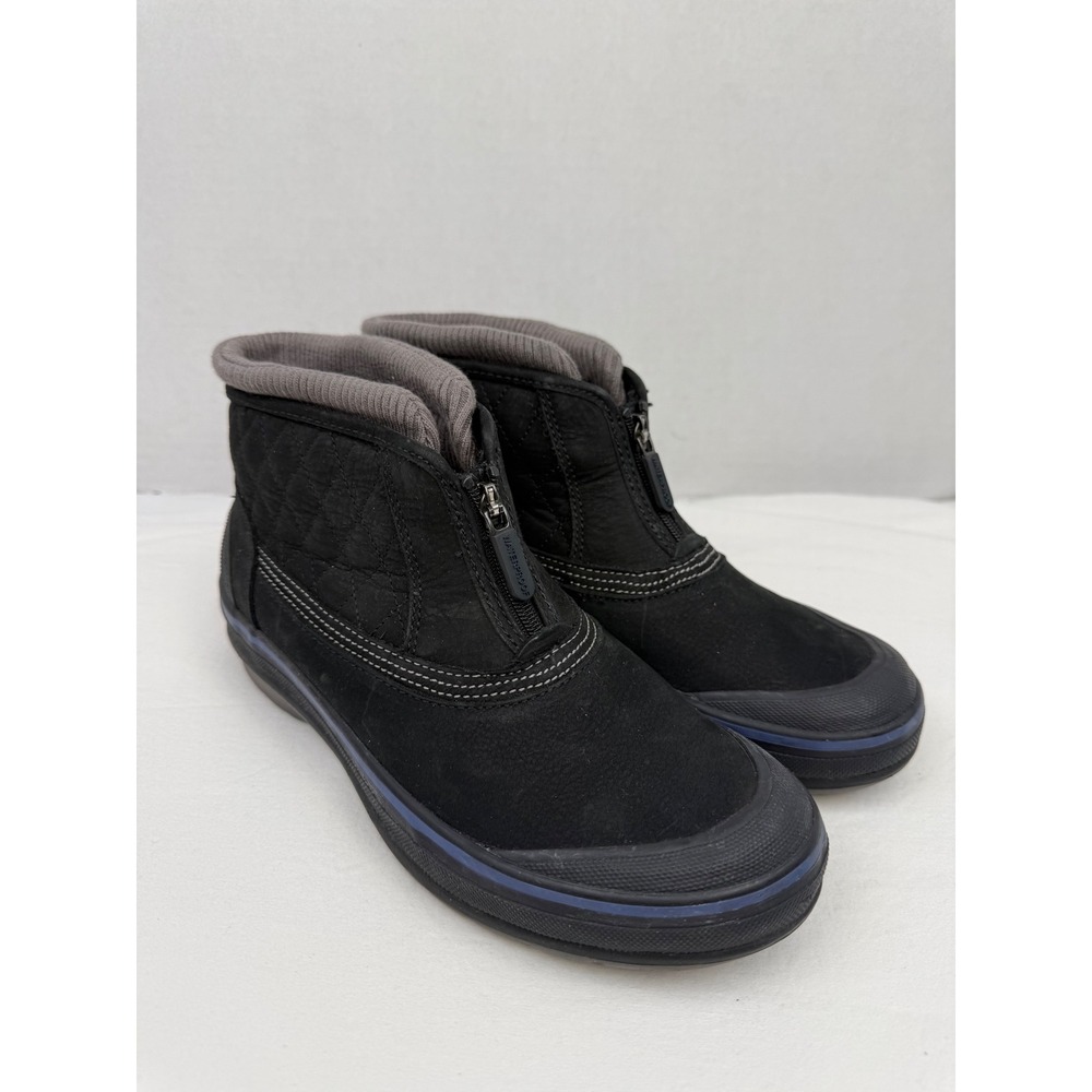 Clarks Muckers Black Waterproof Thinsulate Insulated Zip Ankle Boots Womens 7.5